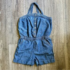 Gymboree Denim Romper Sz 9